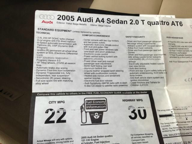 Audi A4 2005 photo 8