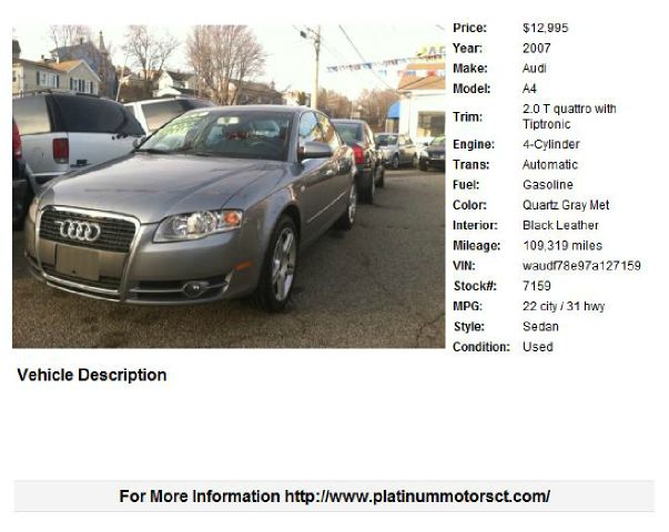 Audi A4 2007 photo 3