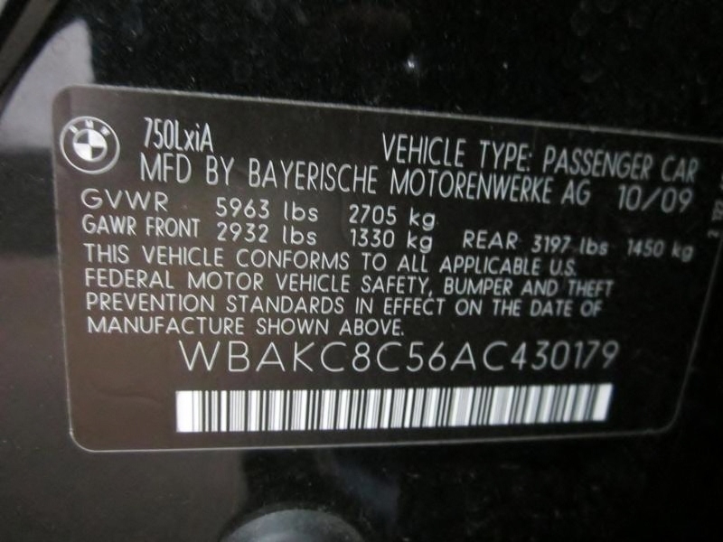 BMW 7 series 2010 photo 4