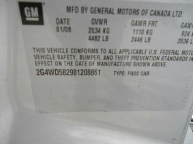 Buick LaCrosse 2008 photo 8