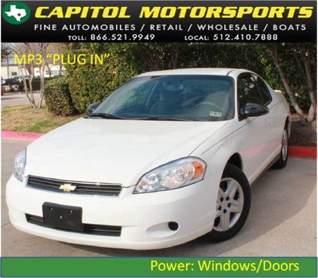 Chevrolet Monte Carlo 2wdse Unspecified