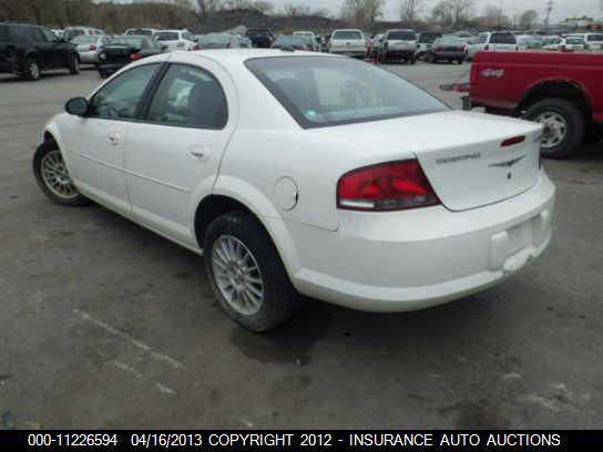 Chrysler Sebring Ext Cab 125.9 WB Salvage Auto