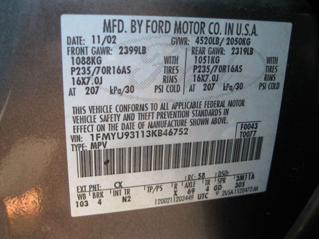 Ford Escape 2003 photo 7