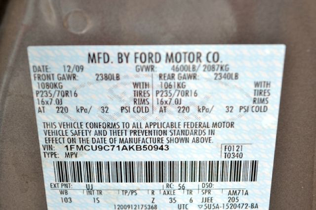 Ford Escape 2010 photo 8