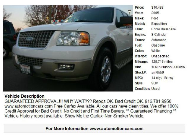 Ford Expedition 2005 photo 4