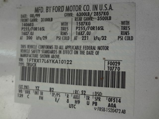 Ford F150 2000 photo 1