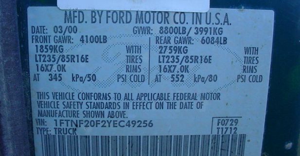 Ford F250 2000 photo 3