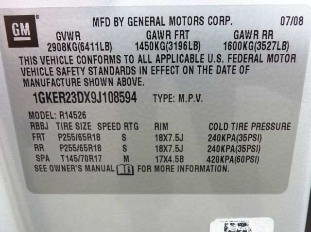 GMC Acadia 2009 photo 8