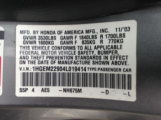 Honda Civic 2004 photo 4