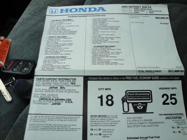 Honda Odyssey 2004 photo 17