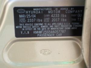 Hyundai Sonata 2004 photo 3