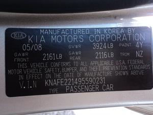 Kia Spectra 2009 photo 15