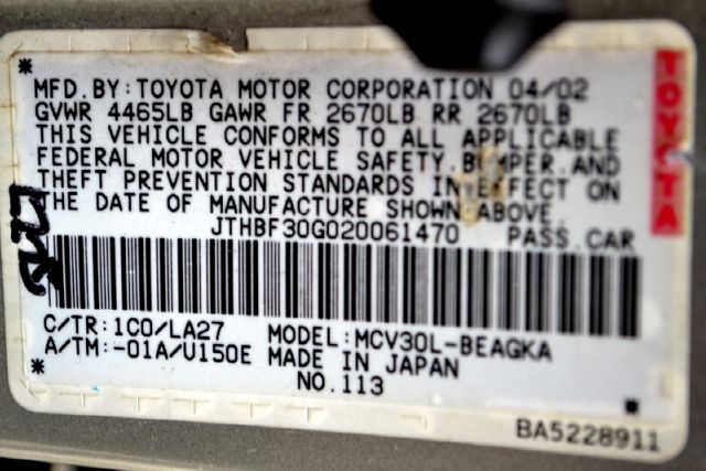 Lexus ES 300 2002 photo 18