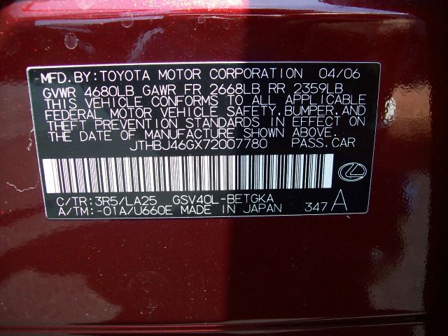 Lexus ES 350 2007 photo 6