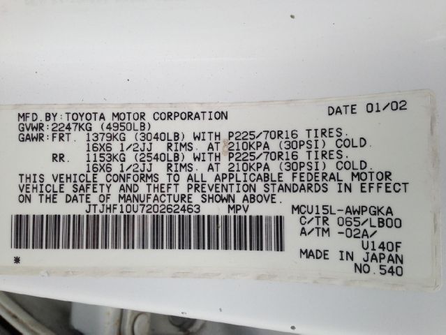 Lexus RX 300 2002 photo 20