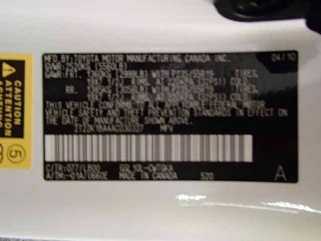 Lexus RX 350 2010 photo 9