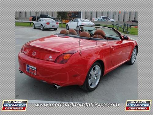 Lexus SC 430 2002 photo 1