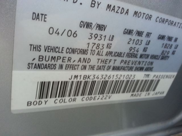 Mazda 3 2006 photo 3