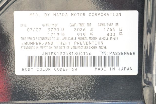 Mazda 3 2008 photo 2