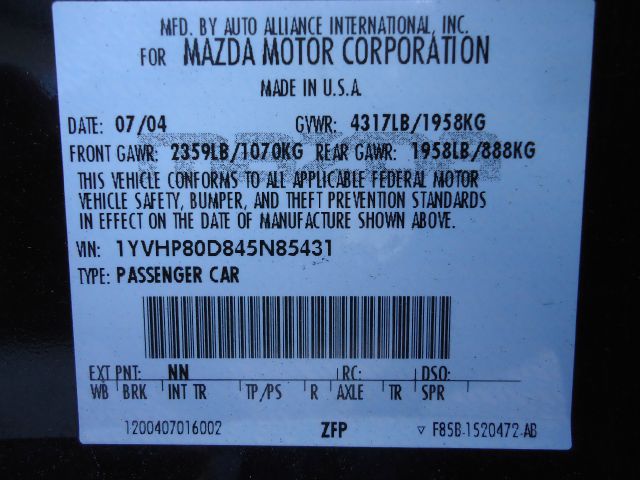 Mazda 6 2004 photo 14