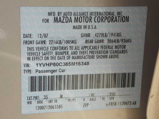 Mazda 6 2008 photo 22