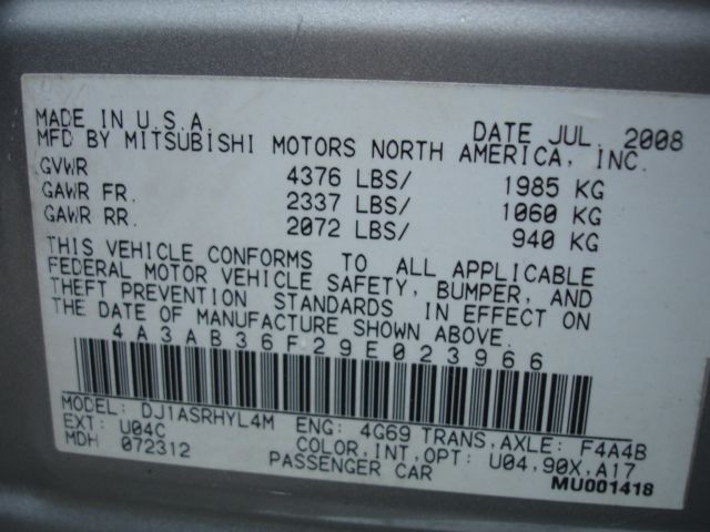 Mitsubishi Galant 2009 photo 2