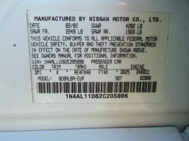 Nissan Altima 2002 photo 4