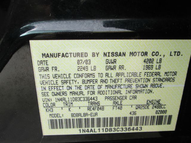 Nissan Altima 2003 photo 3