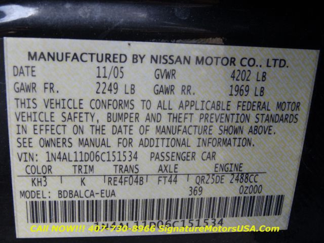 Nissan Altima 2006 photo 11