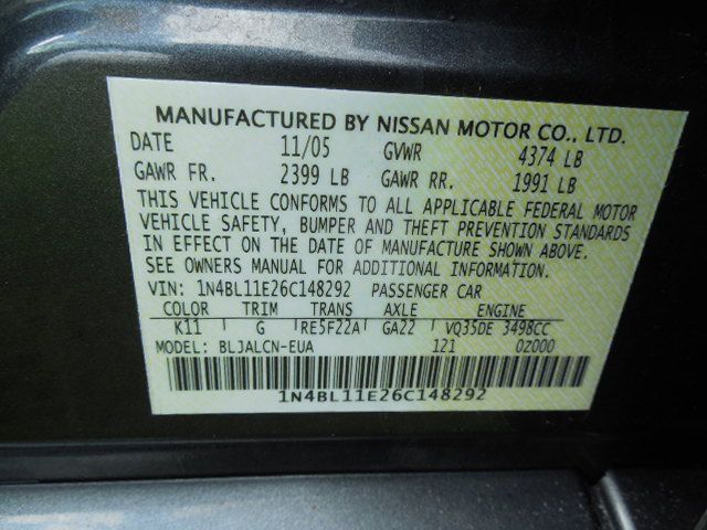 Nissan Altima 2006 photo 8