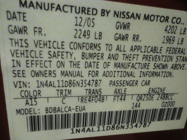 Nissan Altima 2006 photo 5