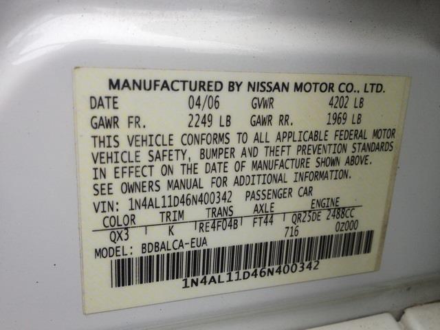 Nissan Altima 2006 photo 11