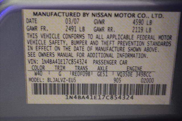 Nissan Maxima 2007 photo 41