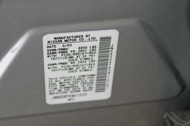 Nissan Murano 2003 photo 12