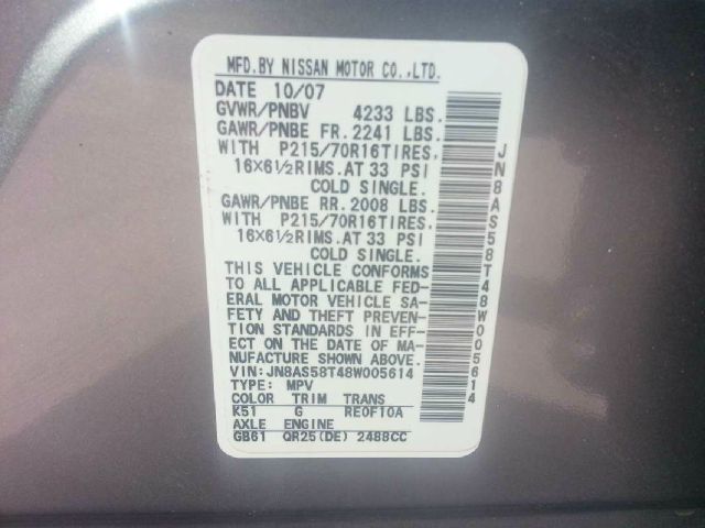 Nissan Rogue 2008 photo 10