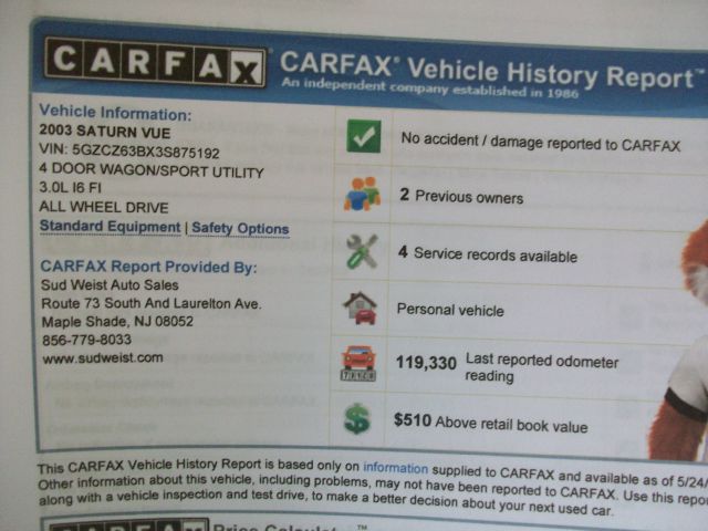 Saturn VUE 2003 photo 2