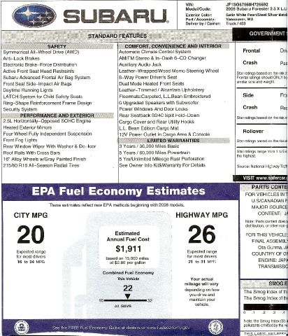 Subaru Forester 2008 photo 1