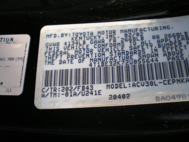 Toyota Camry 2002 photo 1