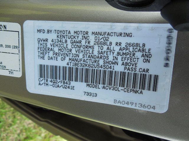 Toyota Camry 2002 photo 6