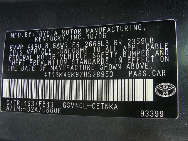 Toyota Camry 2007 photo 26