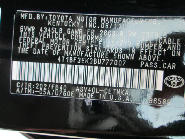 Toyota Camry 2011 photo 1