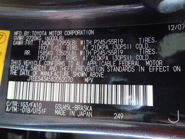 Toyota Highlander 2008 photo 10