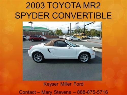 Toyota MR2 Spyder Unknown Other