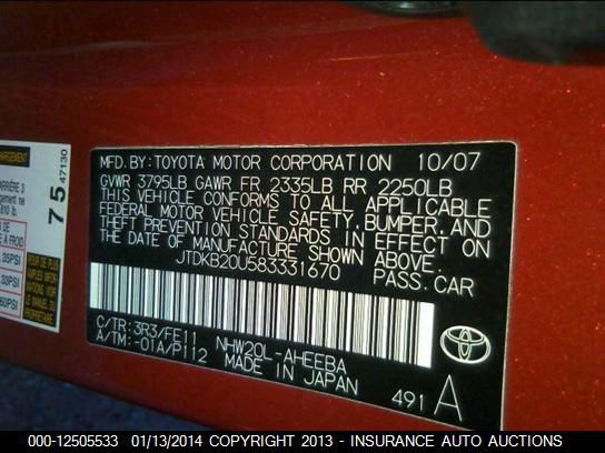 Toyota Prius 2008 photo 1