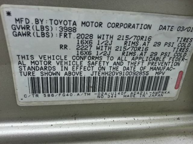 Toyota RAV4 2001 photo 2