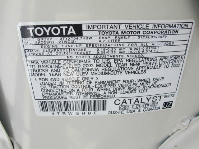 Toyota Sequoia 2003 photo 56