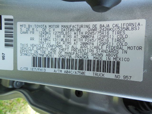 Toyota Tacoma 2007 photo 11