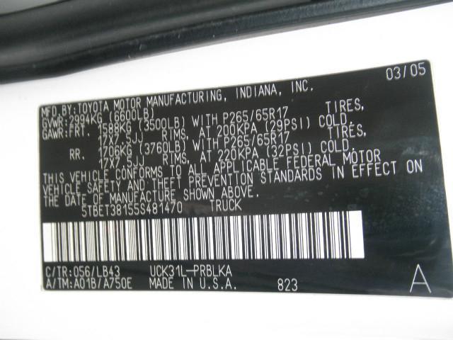 Toyota Tundra 2005 photo 5