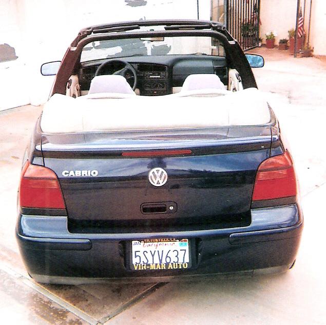 Volkswagen Cabrio 2001 photo 3